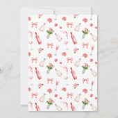 Whimsical Pink 2026 New Year Party 招待状 (裏面)