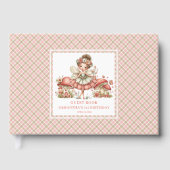 Whimsical Pink Fairy 3rd Birthday Guest Book ゲストブック (正面)