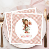 Whimsical Pink Fairy Flowers 1st Birthday Party 