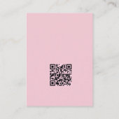 Whimsical Pink Hand Drawn Illustrated The Details  エンクロージャーカード (裏面)