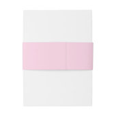 Whimsical Pink Hand Drawn Illustration Wedding  招待状ベリーバンド (裏面例)