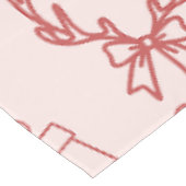 Whimsical pink monogram  テーブルクロス (アングル)