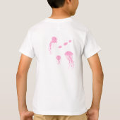 Whimsical Pink Polka Dot Sea Creatures Tshirt Tシャツ (裏面)