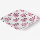 Whimsical Pink Princess Castle ペーパープレート (傾斜あり)