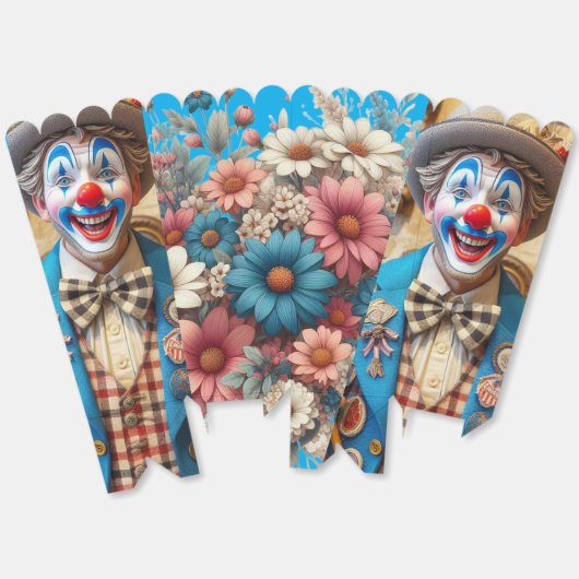 Whimsical Popcorn Style Favor Box フェイバーボックス (見開き)