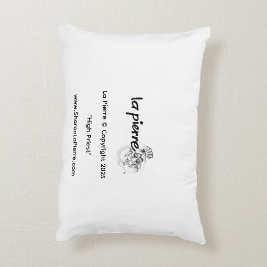 Whimsical Portrait  アクセントクッション (裏面(縦))