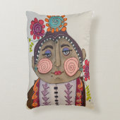 Whimsical Portrait アクセントクッション (正面(垂直))