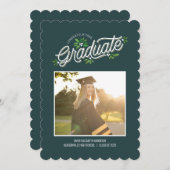 whimsical Praise卒業のお知らせ 招待状 (正面/裏面)