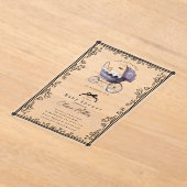 Whimsical Pram Baby Shower Invitation アクリル招待状 (レイダウン)