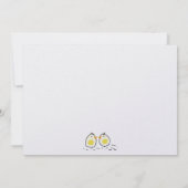 Whimsical Pregnant Mom Baby Shower 招待状 (裏面)