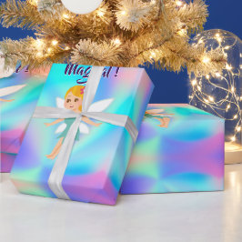 Whimsical Princess Fairy Birthday ラッピングペーパー