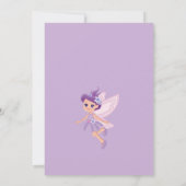 Whimsical Princess Fairy Birthday Party 招待状 (裏面)