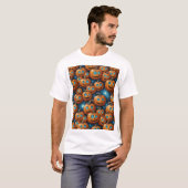 Whimsical Pumpkin Halloween T-Shirt Tシャツ (正面フル)