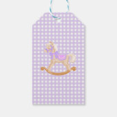 Whimsical Purple Nutcracker Birthday Gift Tag ギフトタグ (裏面)