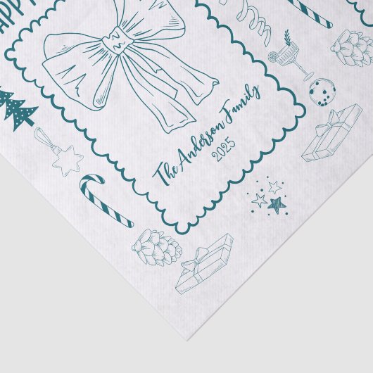 Whimsical Quirky Doodle Holiday 薄葉紙 (詳細)