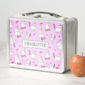 Whimsical Rainbow Cats Metal Lunchbox メタルランチボックス (インサイチュ)