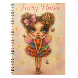 Whimsical Rainbow Fairy Notes Journal ノートブック