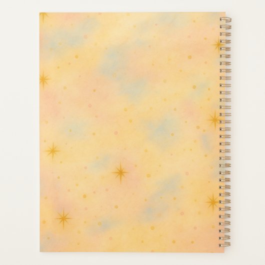 Whimsical Rainbow Fairy Notes Planner プランナー手帳 (裏面)