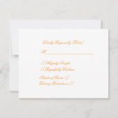 Whimsical Rainbow Squirrel Birthday Response Card 出欠カード (裏面)