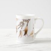 Whimsical Red Book Character Ignorance Banned  ボーンチャイナマグカップ (右)