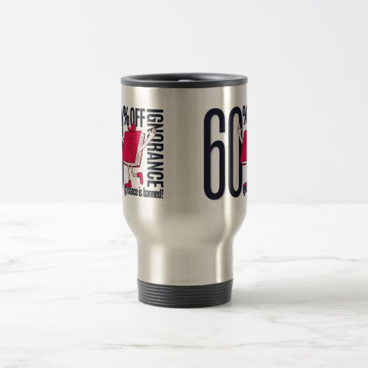 Whimsical Red Book Character Ignorance Is Banned トラベルマグ (中央)