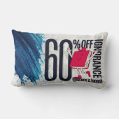 Whimsical Red Book Ignorance Banned Lumbar Throw  ランバークッション (裏面)