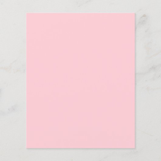 Whimsical Red Pink Wedding Reception Invitation (裏面)