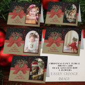 Whimsical Red Riding Hood Photo Christmas Card シーズンカード