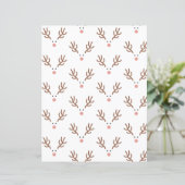 Whimsical Reindeer Boho Pattern Scrapbook Paper (スタンド正面)