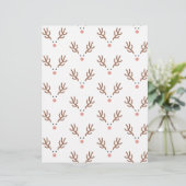 Whimsical Reindeer Boho Pattern Scrapbook Paper (スタンド正面)