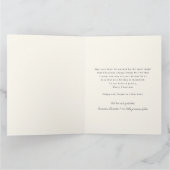 Whimsical Retro Stamp Christmas Illustration Photo カード (内部)