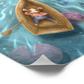 Whimsical River Storybook kids Poster ポスター (角)