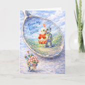 Whimsical Robot Birthday Card カード (正面)