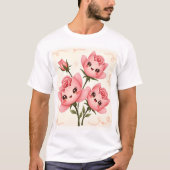 Whimsical Rose Buddies Tシャツ (正面)