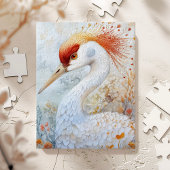 Whimsical Sandhill Crane Art  ジグソーパズル