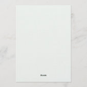 Whimsical Santa Christmas Party Invitation  招待状 (裏面)