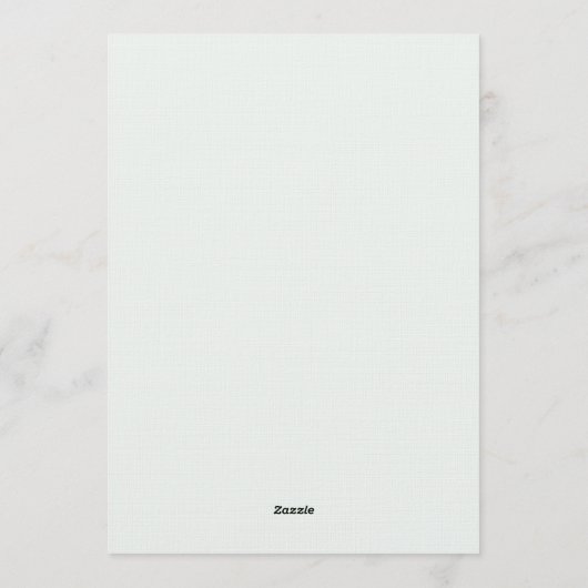 Whimsical Santa Christmas Party Invitation  招待状 (裏面)