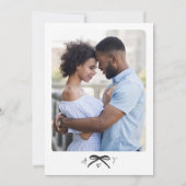 Whimsical Save The Date 招待状 (裏面)