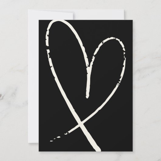 Whimsical Save The Date Champagne Cheers  招待状 (裏面)