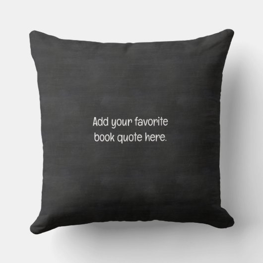 Whimsical Sheep Reading a Book クッション (裏面)