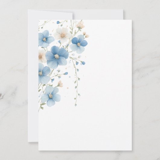 Whimsical Silly Goose Baby Shower Invitation 招待状 (裏面)