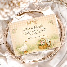 Whimsical Silly Goose Spring Diapper Raffle