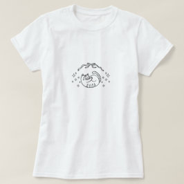 Whimsical Sleepy Cat Tシャツ