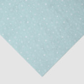Whimsical Snowflakes in Aqua Blue Pattern 薄葉紙 (詳細)