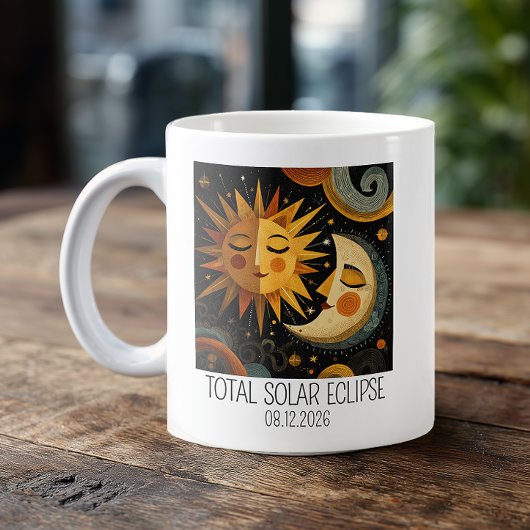 Whimsical Solar Eclipse コーヒーマグカップ
