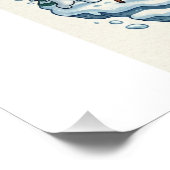 Whimsical Solar System Christmas Party with people ポスター (コーナー)