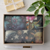 Whimsical Southwest Coyote Animal Decoupage 薄葉紙 (ギフト)