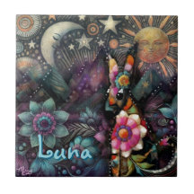 Whimsical Southwest Coyote Animal Personalized