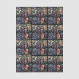 Whimsical Southwest Coyote Tiled Decoupage 薄葉紙