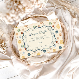 Whimsical Space Nursery Diapper Raffle エンクロージャーカード